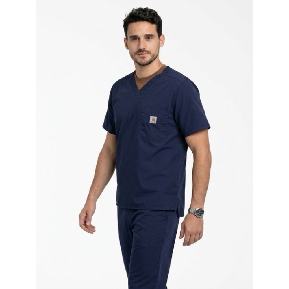 Workwear Gorpcore Leisure Medical Utility Ripstock Men Large Carhartt Scrub Top
